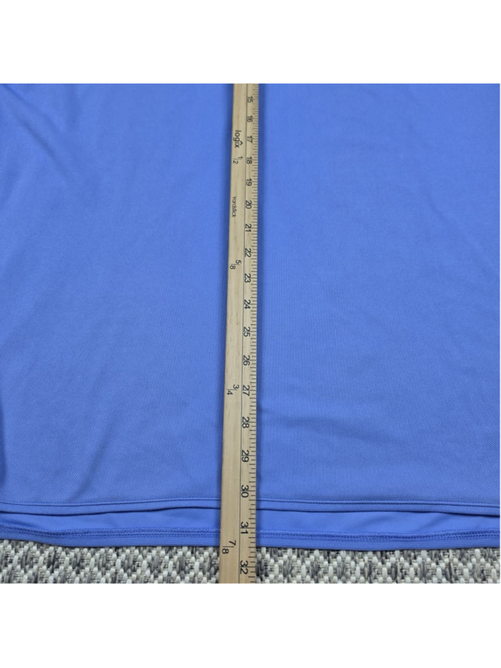 Nike Dri-FIT Roger Federer RF Tennis Polo Shirt Blue Black XXL - Picture 10 of 12